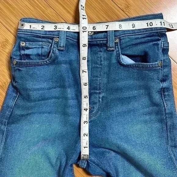 7 for all mankind boyfriend sequin crop Jean 23 - Picture 7 of 14